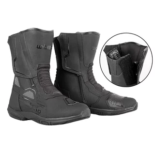 W-TEC Tixten-Motorradstiefel - schwarz