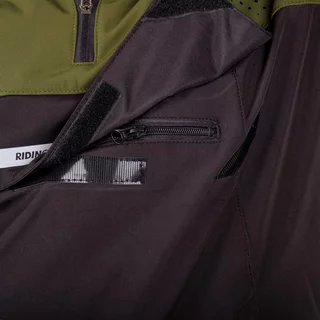 W-TEC Annorack Herren Softshell-Motojacke - khaki-schwarz