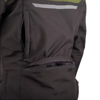 W-TEC Annorack Herren Softshell-Motojacke - khaki-schwarz
