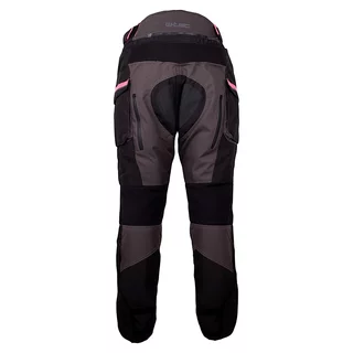 W-TEC Barbata Damen-Motorradhose - černo-šedo-růžová