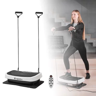 inSPORTline Devyn Vibrationsplatte - weiß