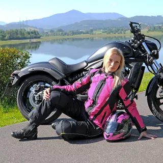 W-TEC Pezzon Magenta aufklappbarer Motorradhelm