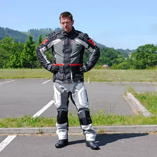 W-TEC Crushberg GID-16022 Herren Motorradhandschuhe - schwarz