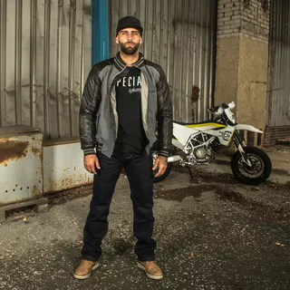 W-TEC Resoluto Herren Motorradjeans - blau