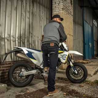 W-TEC Resoluto Herren Motorradjeans - blau