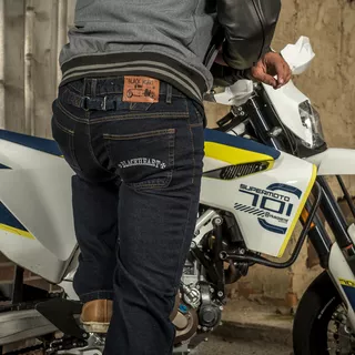 W-TEC Resoluto Herren Motorradjeans - blau