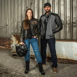 W-TEC GoralCE Damen Motorradjeans - blau
