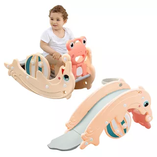Kinderrutsche und Schaukel 3in1 inSPORTline Frofino - orange