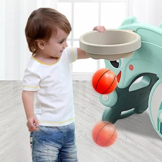 Kinderrutsche und Schaukel 3in1 inSPORTline Frofino - orange