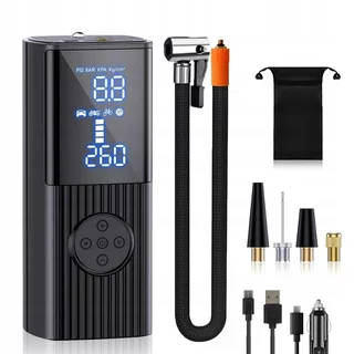 inSPORTline Dukefira elektrische Pumpe mit Powerbank und LED-Licht