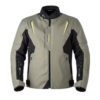 W-TEC Karmal Touring Motorradjacke - černo-olivově zelená