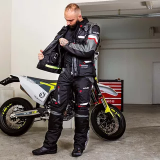 Motorradjacke W-TEC Excellenta Evo - Thunderstorm Gray