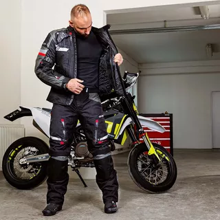 Motorradjacke W-TEC Excellenta Evo - Thunderstorm Gray