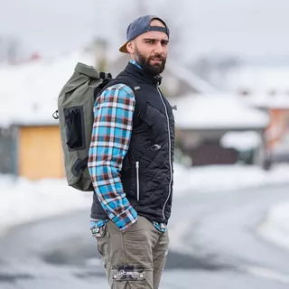 Pánská vyhřívaná vesta inSPORTline WARMhim - schwarz