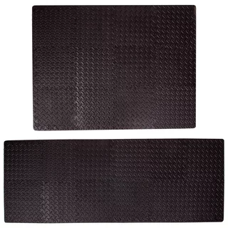Puzzlematte inSPORTline Famkin (12 Fliesen, 18 Kanten) - mocha mousse