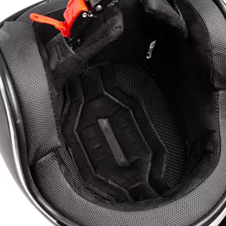 W-TEC YM-629 Motorradhelm mit Ageless Brille - mattschwarz