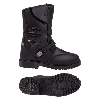 W-TEC Quartzo Motorradschuhe - schwarz