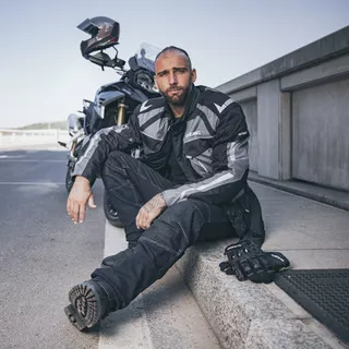 W-TEC Quartzo Motorradschuhe - schwarz