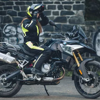 W-TEC Spirital Lady Damen Motorradhose - schwarz-fluo gelb
