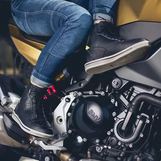 W-TEC Culabus Motorradschuhe - schwarz-fluo