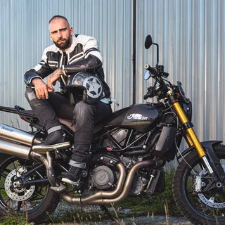 W-TEC Culabus Motorradschuhe - schwarz-fluo