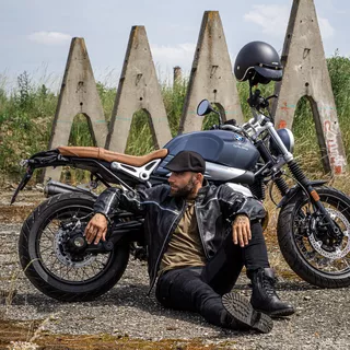 W-TEC Feasel Motorradschuhe - schwarz