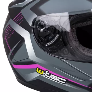 W-TEC FS-805V Future Magenta Integralhelm - schwarz-violett