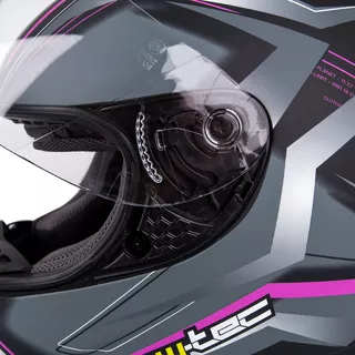 W-TEC FS-805V Future Magenta Integralhelm - schwarz-violett