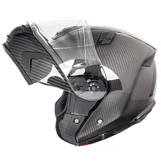 Klapphelm W-TEC Tensiler - Kohlenstoff-Glanz