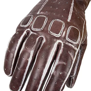 W-TEC Rifteur Motorradhandschuhe aus Leder - schwarz