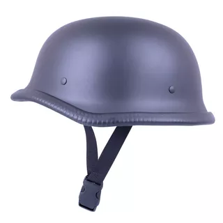 Sodager DH-001 Retro offener Motorradhelm - mattschwarz