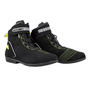 W-TEC Sixtreet Motorradschuhe - schwarz-grau - schwarz-grün
