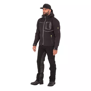 W-TEC Raggan Herren Motorradhose - schwarz