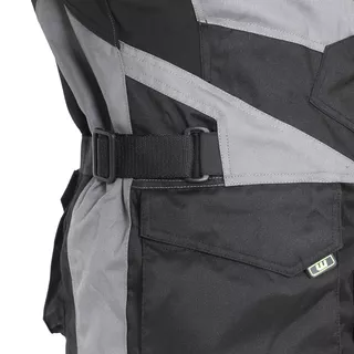 W-TEC Burdys Evo Herren-Motorradjacke - schwarz-grau-rot