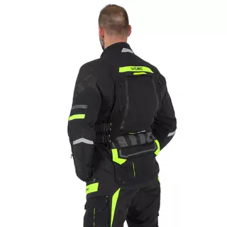 W-TEC Aircross Motorradjacke - schwarz-fluo gelb