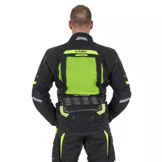 W-TEC Aircross Motorradjacke - schwarz-fluo gelb