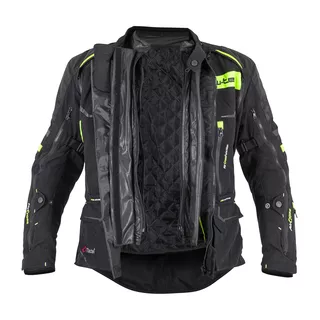 W-TEC Aircross Motorradjacke - schwarz-fluo gelb
