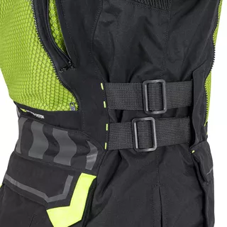 W-TEC Aircross Motorradjacke - schwarz-fluo gelb