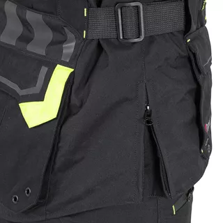 W-TEC Aircross Motorradjacke - schwarz-fluo gelb