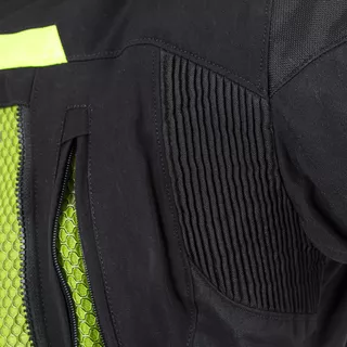W-TEC Aircross Motorradjacke - schwarz-fluo gelb