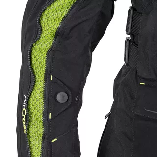 W-TEC Aircross Motorradjacke - schwarz-fluo gelb