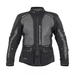 W-TEC Aircross Motorradjacke - schwarz-fluo gelb