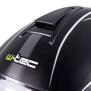 Motorradhelm W-TEC V127 - mattschwarz