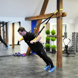 inSPORTline multiTrainer – Krafttraining-Hängesystem - Armee-grün