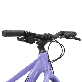 Junior Mädchen Fahrrad Kross LEA JR 2.0 24" - Modell 2025 - fialová / černá / lesk