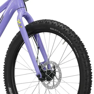 Junior Mädchen Fahrrad Kross LEA JR 2.0 24" - Modell 2025 - fialová / černá / lesk