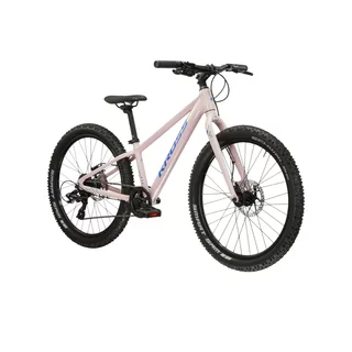 Junior Mädchen Fahrrad Kross LEA JR 2.0 24" - Modell 2025 - fialová / černá / lesk - růžová / fialová / lesk