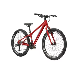 Jugendfahrrad Kross LEVEL JR 1.0 24" Gen 007 - červená / marinový / lesk