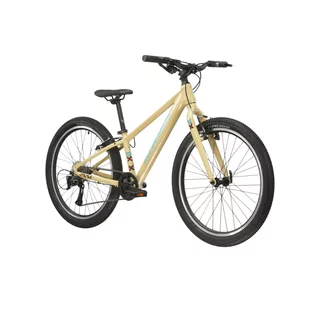 Jugendfahrrad Kross LEVEL JR 1.0 24" Gen 007 - béžová / červená / lesk