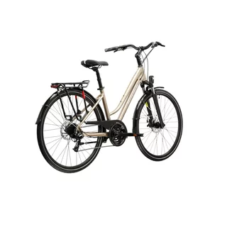 Damen-Trekkingrad Kross Trans 3.0 28" - Modell 2025 - hnědá / stříbrná / matný